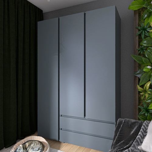 Set dormitor Light 4, pat 160 x 200 cm, Grafit