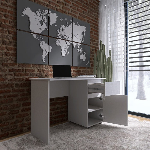 Set mobilier camera copii Light 2, Nymphaea Alba, Alb