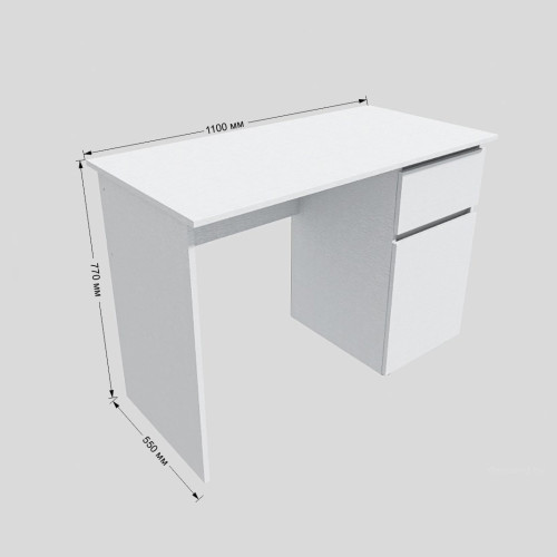 Set mobilier camera copii Light 2, Nymphaea Alba, Alb