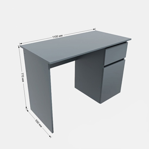 Birou de calculator SL-1 Light, Grafit