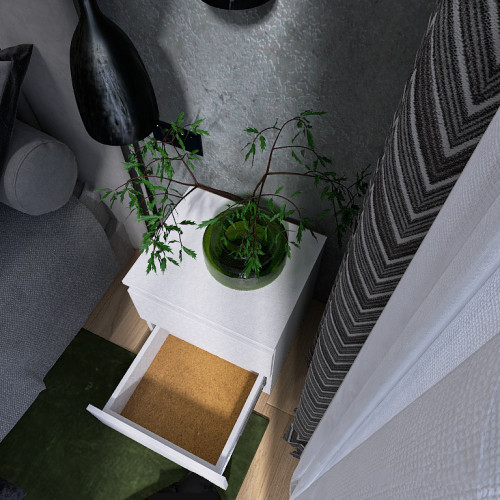 Set dormitor Light 3, pat 160 x 200 cm, Nymphaea Alba, Alb Set dormitor Light 3, pat 160 x 200 cm, Nymphaea Alba, Alb