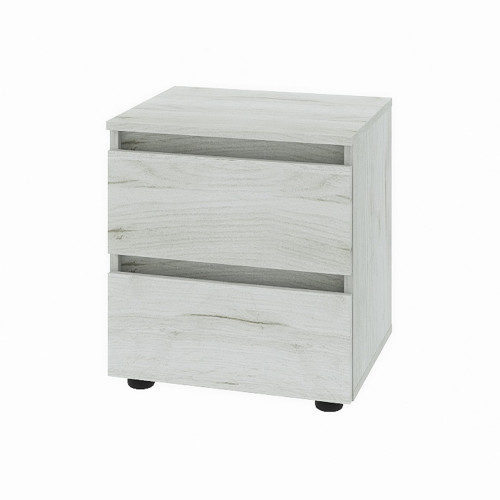 Dulap de noptiera TL-1 Light, Stejar kraft alb Dulap de noptiera TL-1 Light, Stejar kraft alb