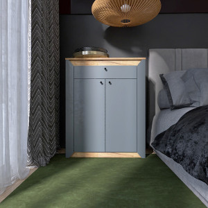 Dulap 800 Nordic, Stejar kraft gold, Grafit