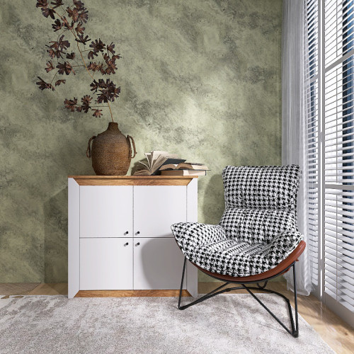 Living Nordic 2, Stejar kraft gold, Alb