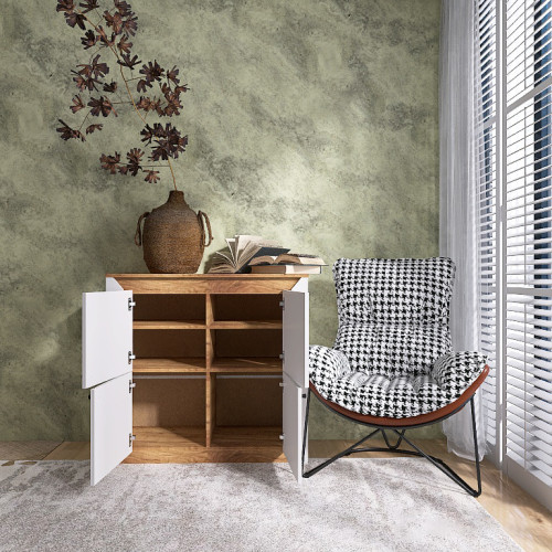 Living Nordic 2, Stejar kraft gold, Alb
