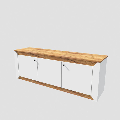 Dulap TV 1500 Nordic, Stejar kraft gold, Grafit