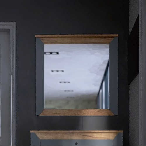 Oglinda 800 Nordic, Stejar kraft gold, Grafit