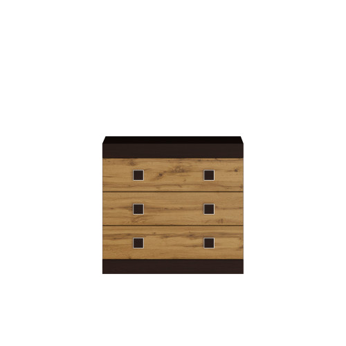 Set de dormit Sonata 13, Wenge inchis, Stejar kraft gold Set de dormit Sonata 13, Wenge inchis, Stejar kraft gold