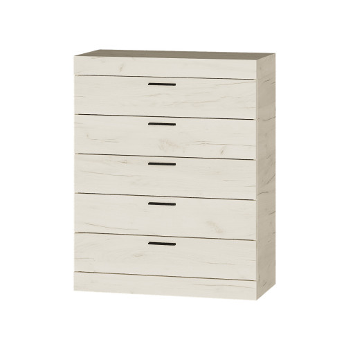 Set dormitor pentru copii Sonata 1, Stejar Kraft Alb