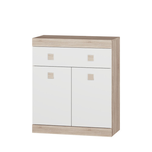 Set dormitor pentru copii Sonata 2, Stejar Sonoma, Alb Set dormitor pentru copii Sonata 2, Stejar Sonoma, Alb