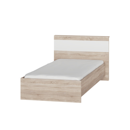 Set dormitor pentru copii Sonata 7, Wenge inchis, Alb