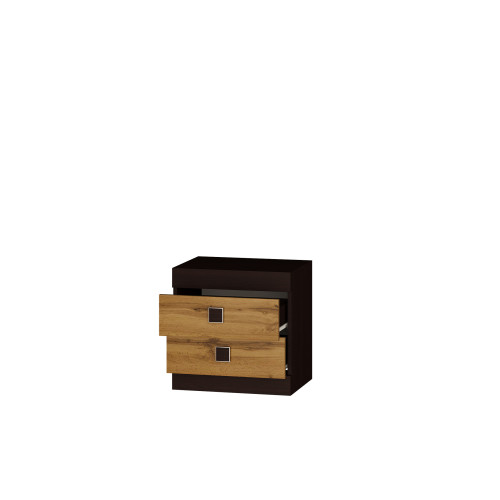 Set de dormit Sonata 11, Wenge inchis, Stejar kraft gold Set de dormit Sonata 11, Wenge inchis, Stejar kraft gold
