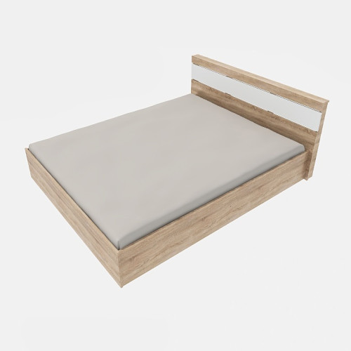 Pat Sonata 1600 cu lamele și mecanism de ridicare 160/200 cm, Stejar Kraft Alb Pat Sonata 1600 cu lamele și mecanism de ridicare 160/200 cm, Stejar Kraft Alb
