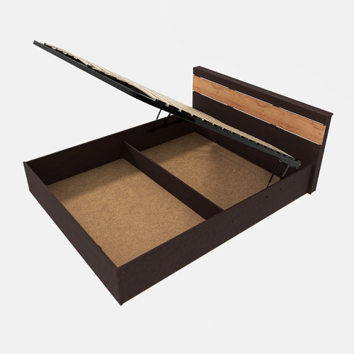 Pat Sonata 1600 cu lamele și mecanism de ridicare 160/200 cm, Stejar Kraft Alb Pat Sonata 1600 cu lamele și mecanism de ridicare 160/200 cm, Stejar Kraft Alb