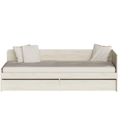 Set dormitor pentru copii Sonata 3, Wenge inchis, Alb