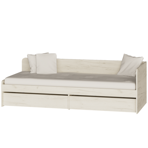 Set dormitor pentru copii Sonata 9, Stejar Kraft Alb