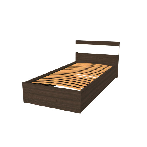 Pat Sonata 900 cu lamele, fara mecanism de ridicare 90/200 cm, Stejar Kraft Alb Pat Sonata 900 cu lamele, fara mecanism de ridicare 90/200 cm, Stejar Kraft Alb