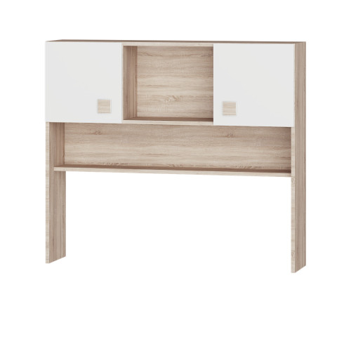Set dormitor pentru copii Sonata 4, Wenge inchis, Alb