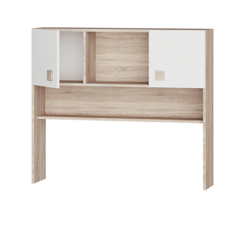 Set dormitor pentru copii Sonata 9, Stejar Kraft Alb