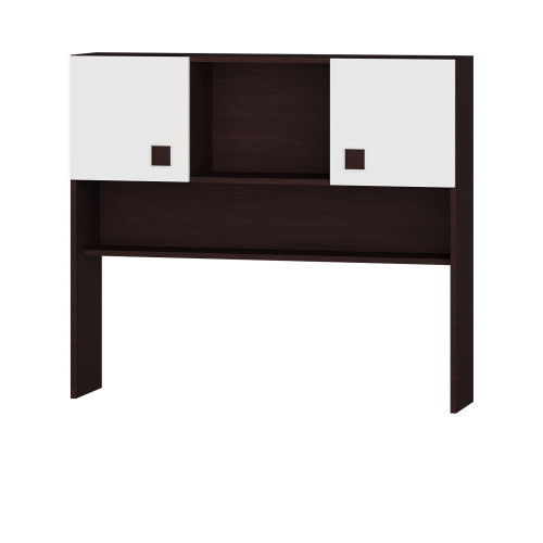 Set dormitor pentru copii Sonata 4, Wenge inchis, Alb