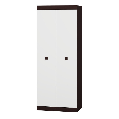 Set de dormit Sonata 10, Wenge inchis, Alb