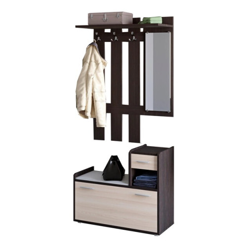 Hol de intrare Tandem (dulapul din dreapta), Wenge inchis Hol de intrare Tandem (dulapul din dreapta), Wenge inchis