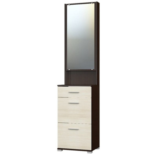 Dulap pentru pantofi Breeze TO-4, Wenge inchis, Stejar de lapte Dulap pentru pantofi Breeze TO-4, Wenge inchis, Stejar de lapte