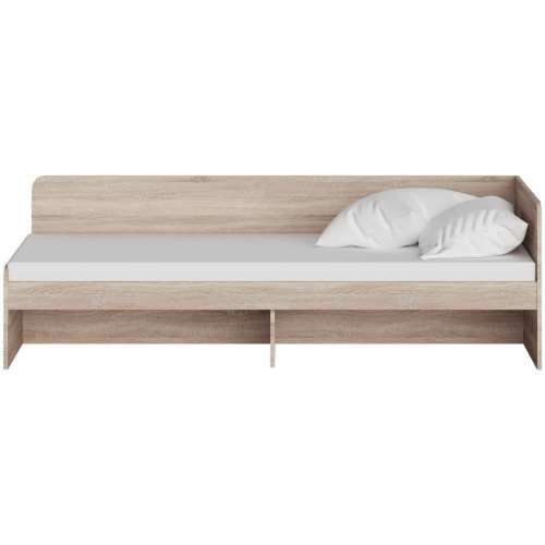 Pat 800 cu cadru de saltea din PAL 80x190 cm, Stejar Sonoma