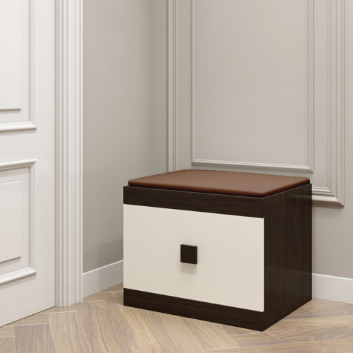 Dulap de pantofi Sonata 600, Stejar Kraft Alb